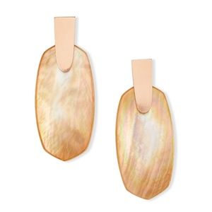 Kendra Scott Aragon Rose Gold Statement Earrings